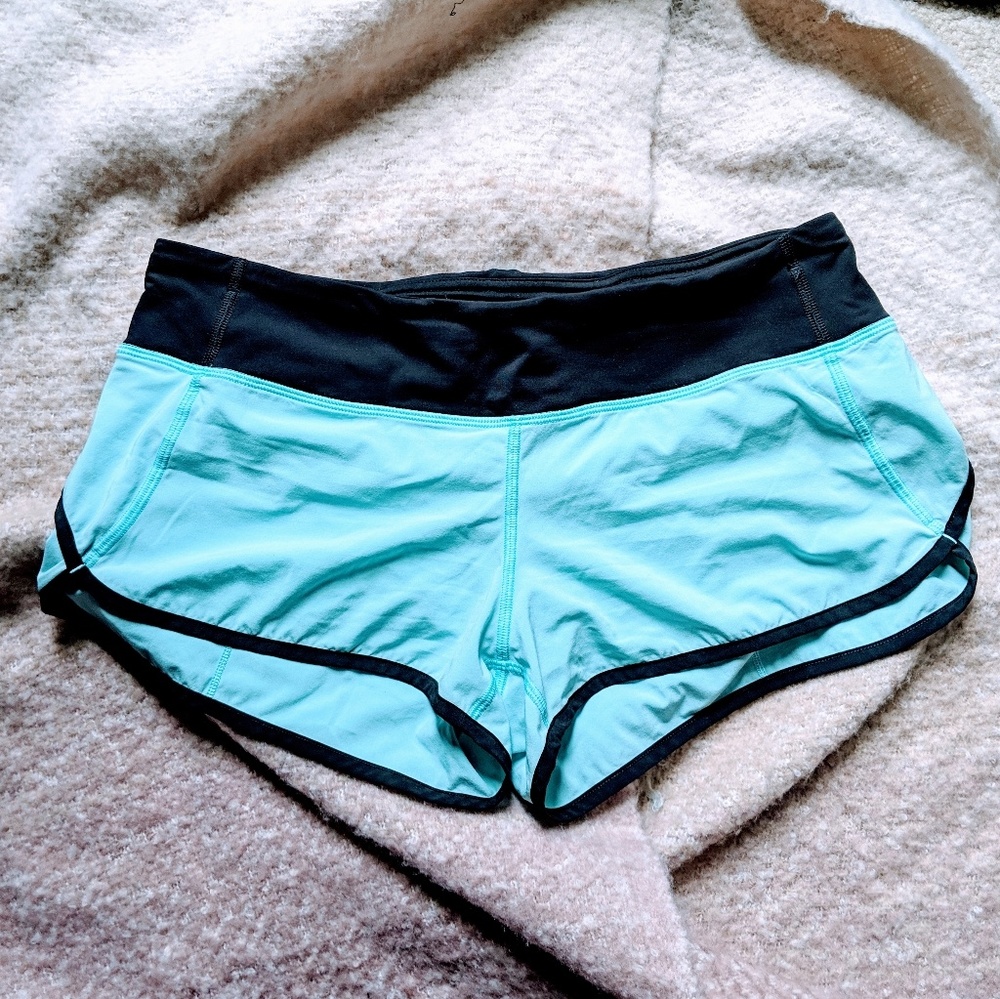 LuluLemon Speed Short in Light Aqua